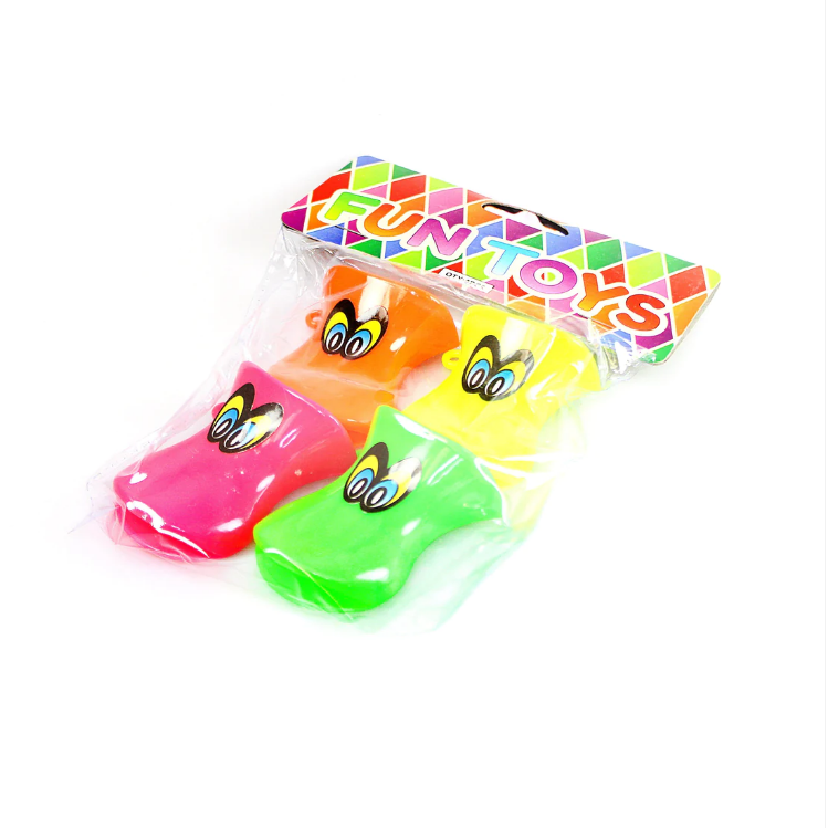 Whistle Duck 6.8cm x 4.9cm 4 Assorted Colours Toys