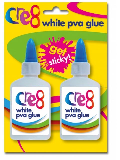 White PVA Glue, 2pk