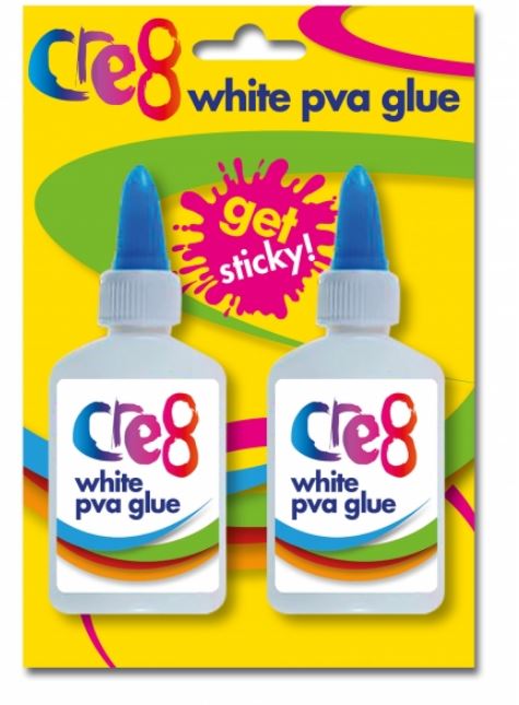 White PVA Glue, 2pk