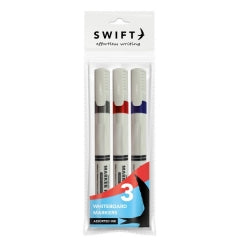 Whiteboard Markers, 3pk Asstd