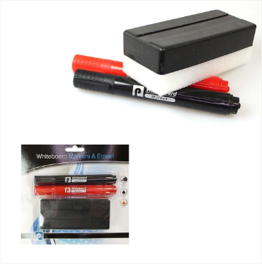 Whiteboard Markers & Eraser Set