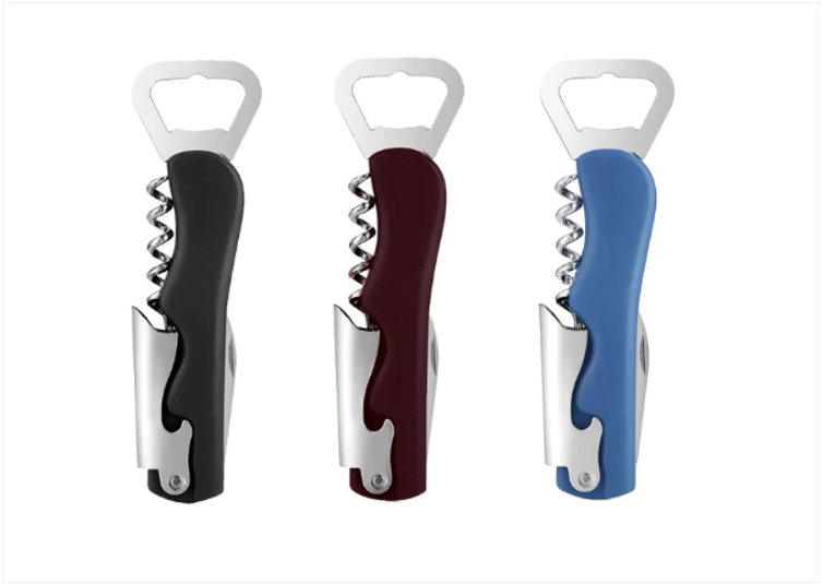 Wine Bottle Can Opener 14 cm Assorted Colours