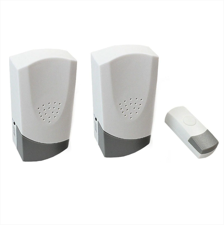 Wire Free Door Chime Kit 2 x Chime Units Pack Of 3 Battery Included