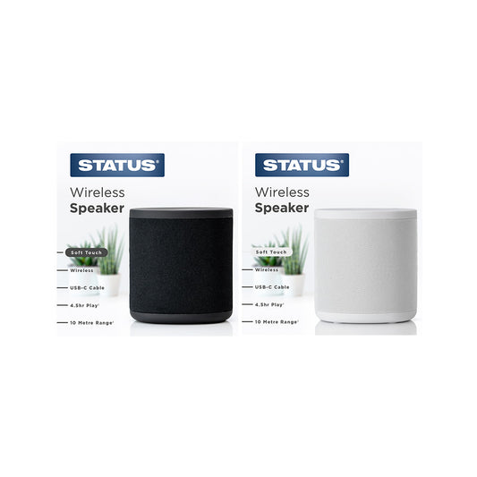 Wireless Speaker - 3 x Black 3 x White -1 pk