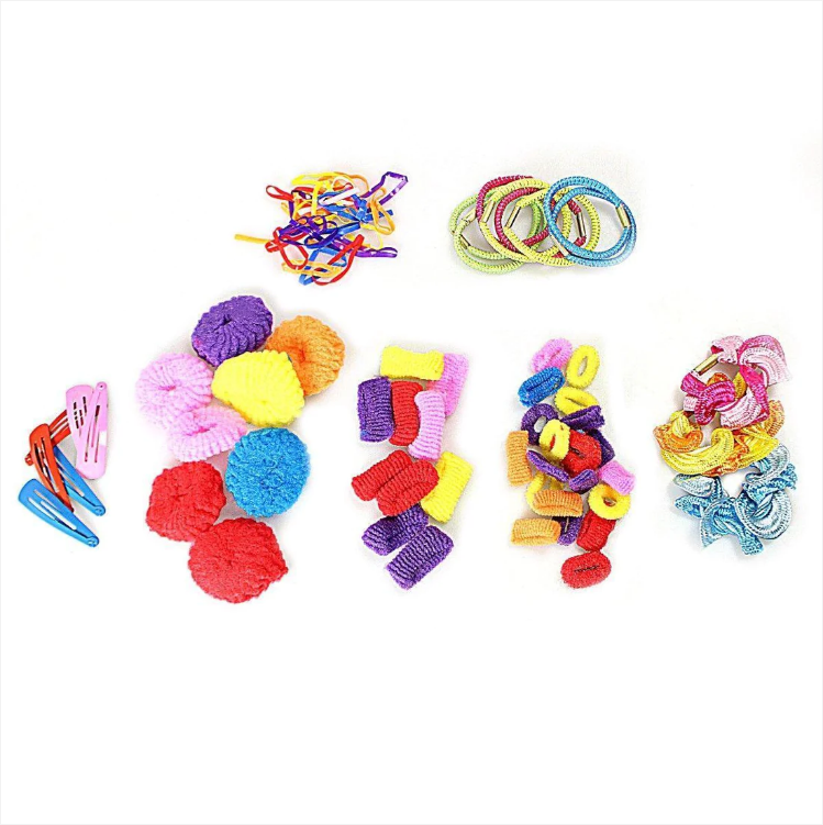 Women's Accessories Coloured Hair Elastics Assorted