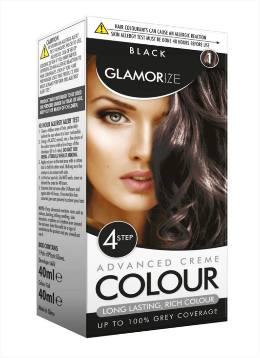 Women's Black Hair Dye No.1 Advanced Creme Colour