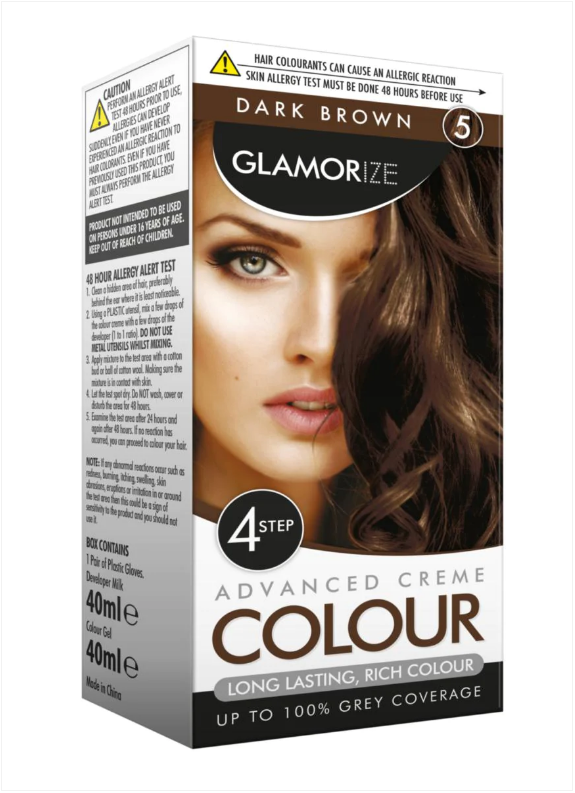 Women's Dark Brown Hair Dye No.5 Advanced Creme Colour