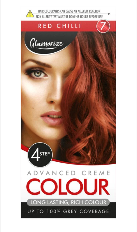 Women's Red Chilli Hair Dye No.7 Advanced Creme Colour