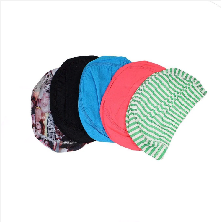 Womens Mens Unisex Fabric Swimming Hats/Caps Assorted Colours 1 Size