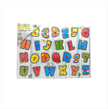 Wood Works Childrens Learning Alphabet Jigsaw Game