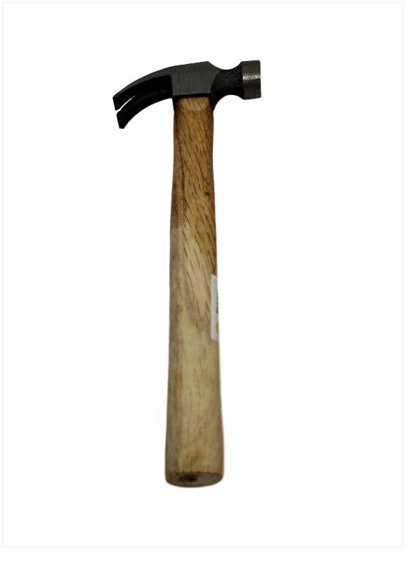 Wooden Big Hammer With Metal Top And Curve DIY General Use Hammer 29cm