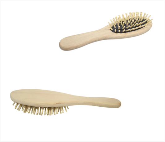 Wooden Comb Hair Styling Brush Paddle Hair Care Scalp Styling Brush Comb 22cm