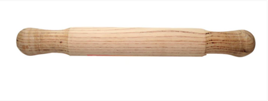 Wooden Dough Rolling Pin 17.5 x 2.5 cm