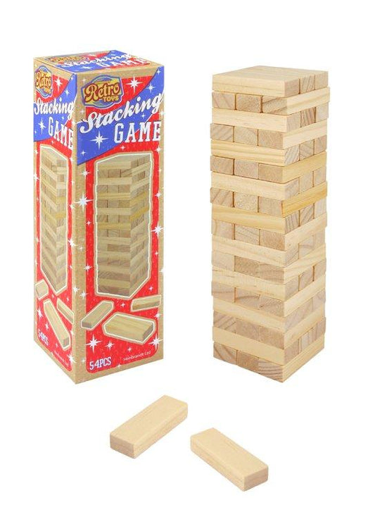 Wooden Stacking Game 54 Pieces 18 x 5.1 x 5.1cm