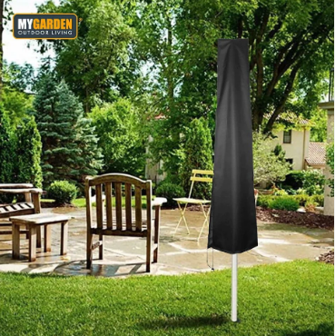 Woven Parasol Cover Garden Outdoors