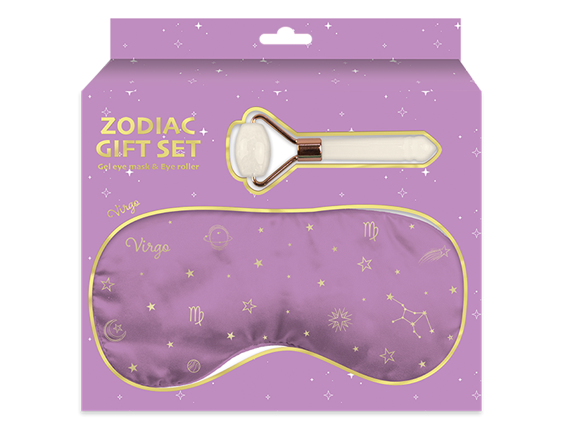 Zodiac Gel Eye Mask & Face Roller Set