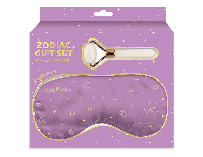 Zodiac Gel Eye Mask & Face Roller Set