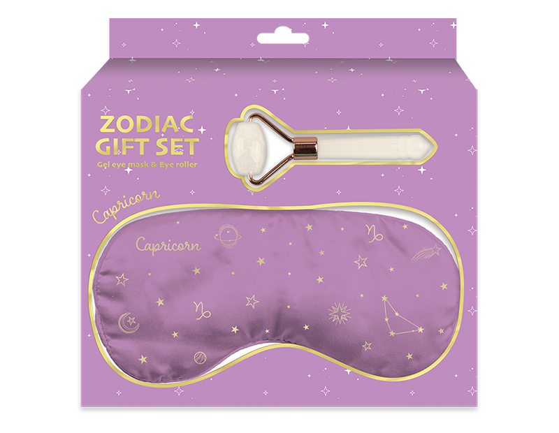 Zodiac Gel Eye Mask & Face Roller Set