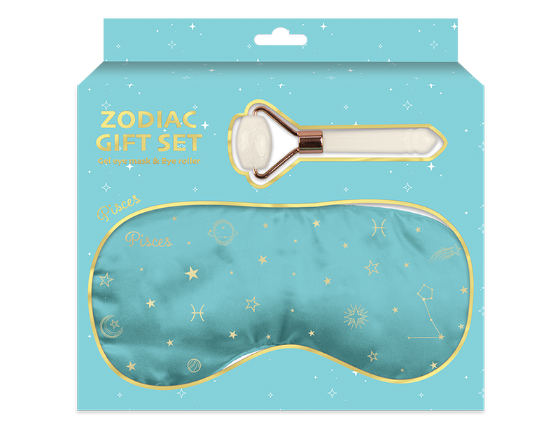 Zodiac Gel Eye Mask & Face Roller Set