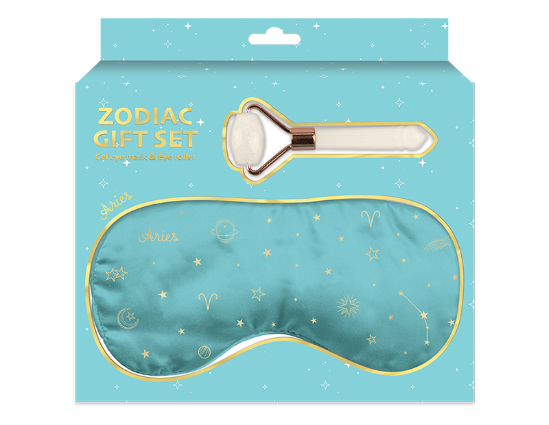 Zodiac Gel Eye Mask & Face Roller Set