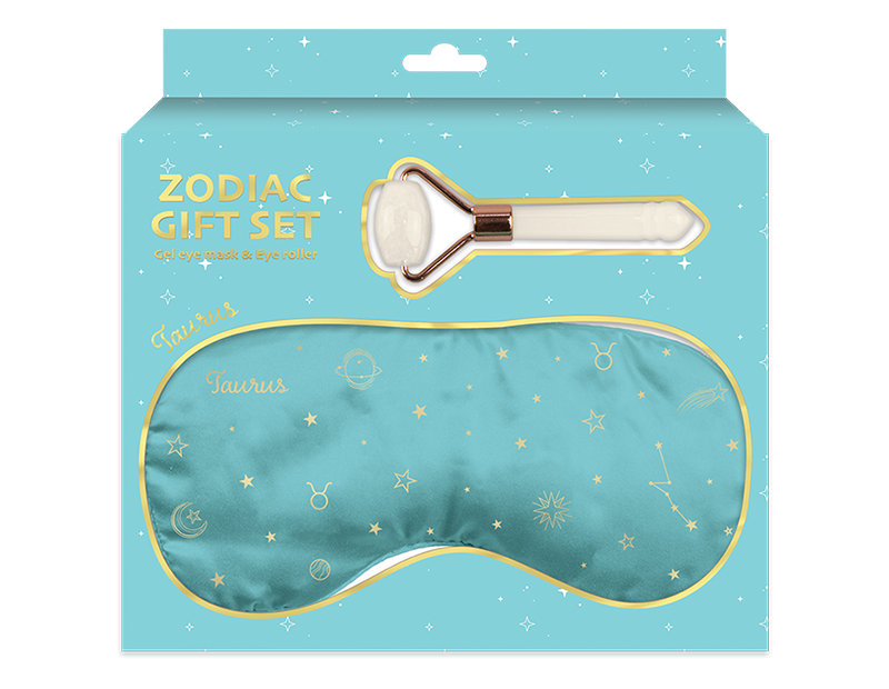 Zodiac Gel Eye Mask & Face Roller Set