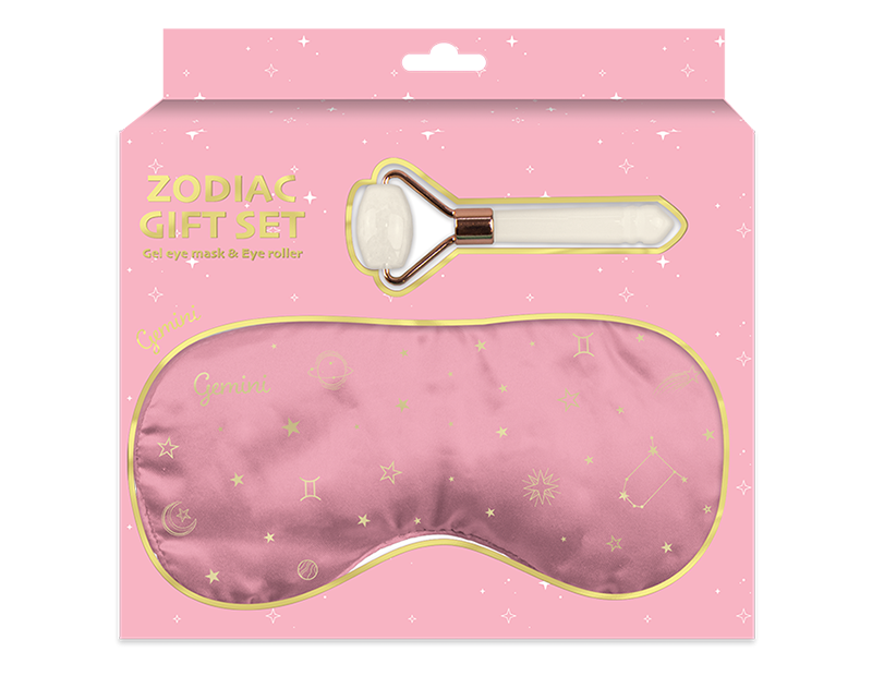 Zodiac Gel Eye Mask & Face Roller Set