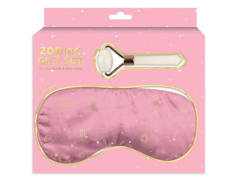 Zodiac Gel Eye Mask & Face Roller Set