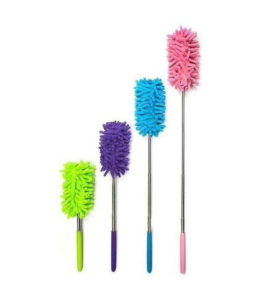 Extendable Telescopic Microfibre Cleaning Duster 25-75cm Assorted Colours (24 Pcs )