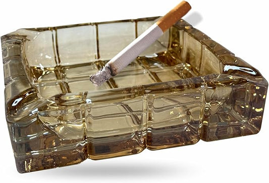 Glass Ashtray Heavy Duty Smoking Collector