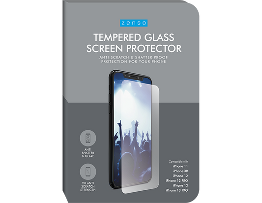 iPhone 13/13 Pro 6.1" Tempered Glass Screen Protector Kit - 4 Piece