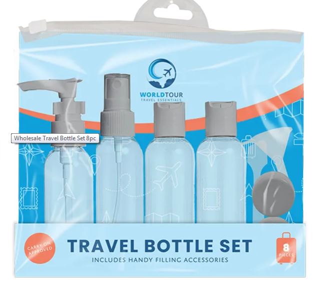 Travel Bottle Set 8pc