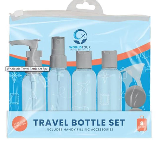 Travel Bottle Set 8pc